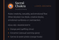 Sacral Chakra Candle